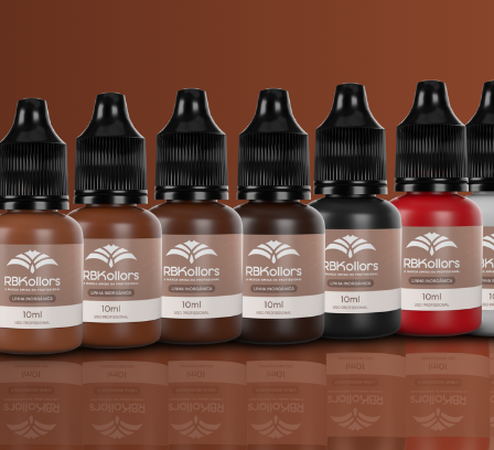 Linha Inorgânica RBKollors: conheça os pigmentos, resultados e diferenciais