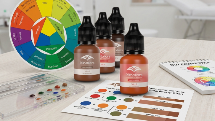 Colorimetria para micropigmentação: torne-se um mestre em neutralizações e correções