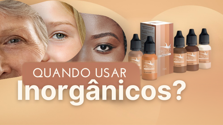 pigmentos inorgânicos RBKollors para micropigmentação